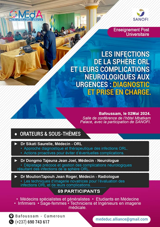 Les infections de la sphère ORL et leurs complications neurologiques aux urgences: Diagnostic et prise en charge